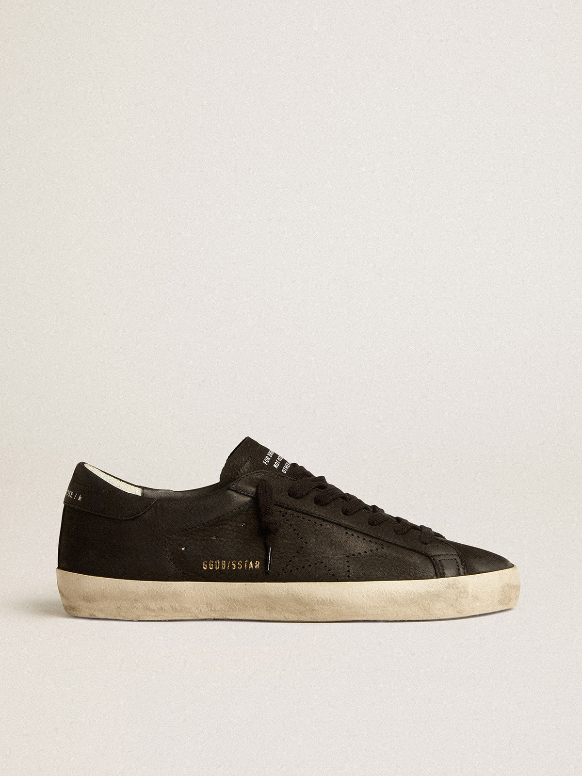 Men's Suede Low-Top Trainers with Perforated Star