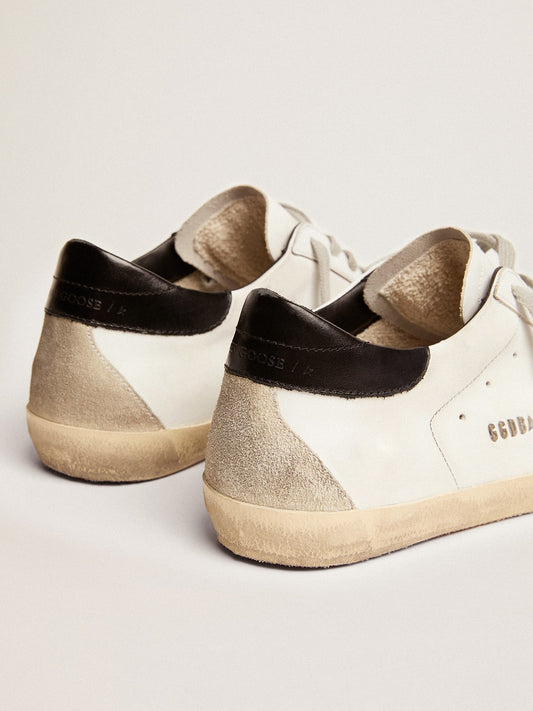 Men's Leather Low-Top Trainers with Suede Star