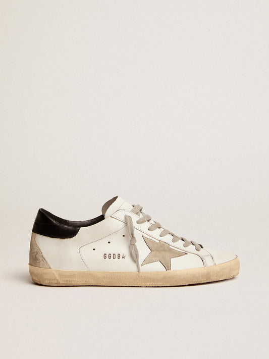 Men's Leather Low-Top Trainers with Suede Star