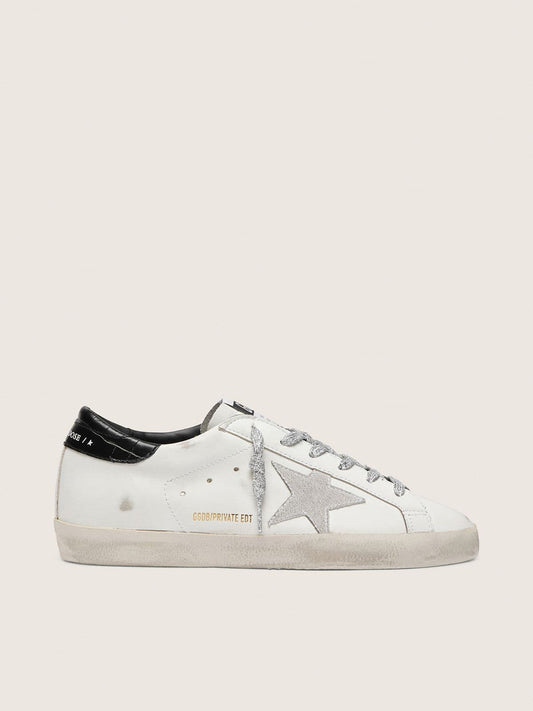 Women's Distressed Leather Low-Top Sneakers