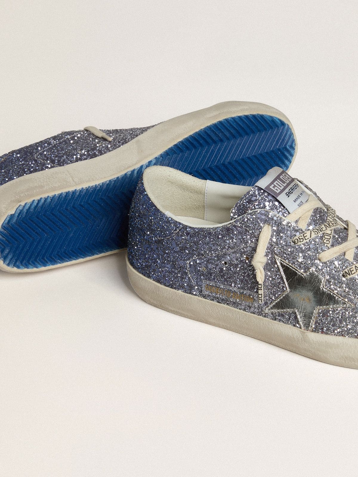 Women's Ombré Glitter Low-Top Trainers