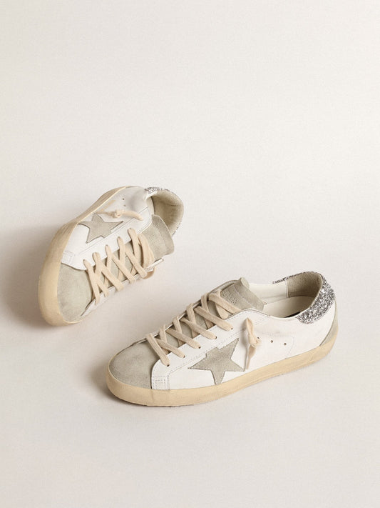 Women's Leather Low-Top Trainers with Suede Star